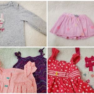 COMBO OF BABY GIRL OUTFITS